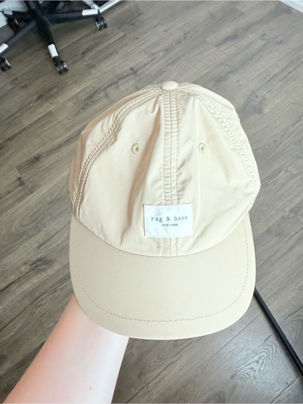 rag & bone Beige/Taupe Baseball Cap